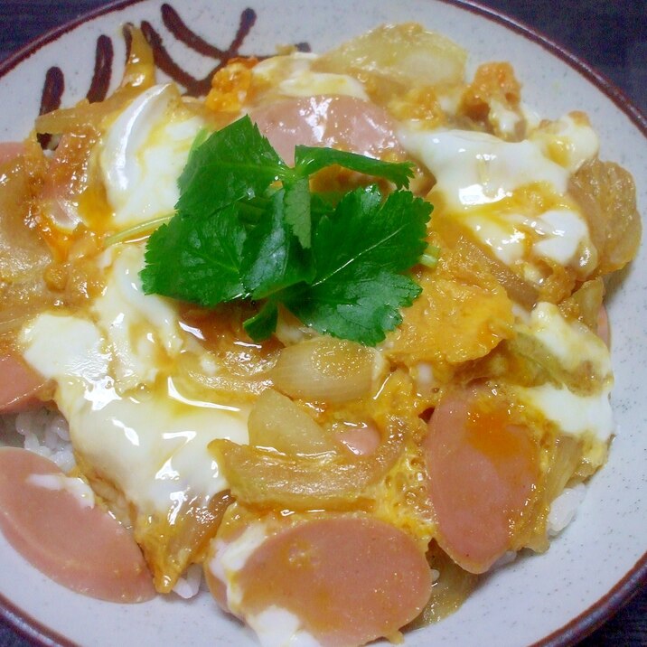 とろっとろ卵の❤甘辛❤ギョニソ丼♪